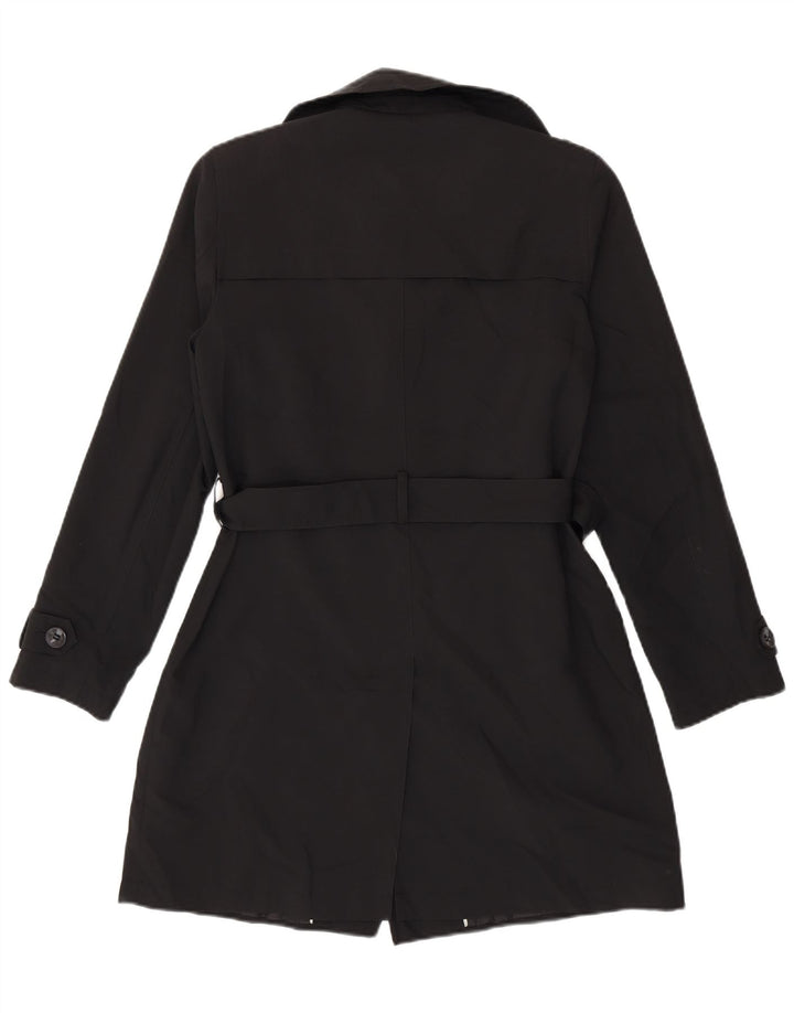 Marks & Spencer Gabardina para mujer UK 40 Mediano Poliéster negro