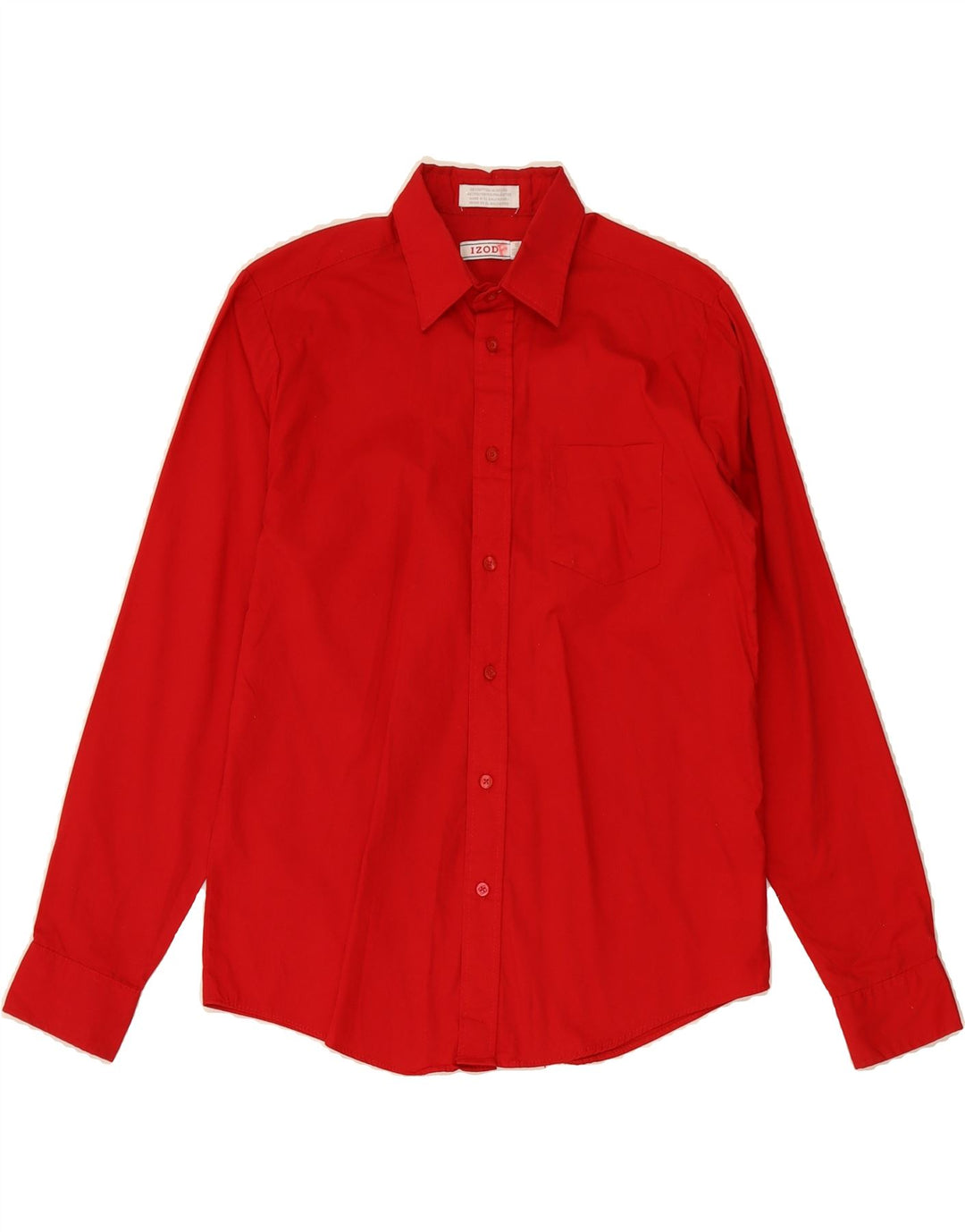 IZOD Boys Husky Shirt 15-16 Years Red Cotton Vintage Izod and Second-Hand Izod from Messina Hembry 