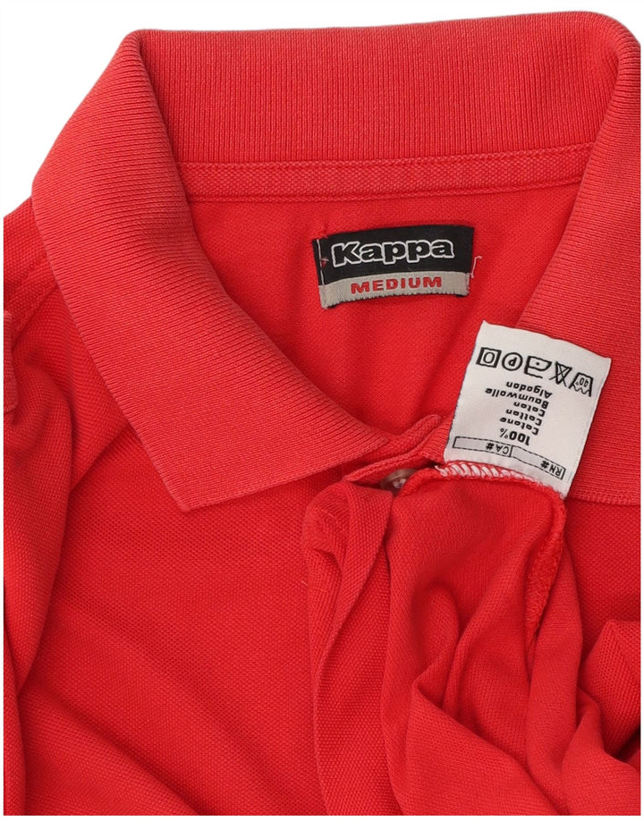 Polo Kappa Hombre Algodón Rojo Medio
