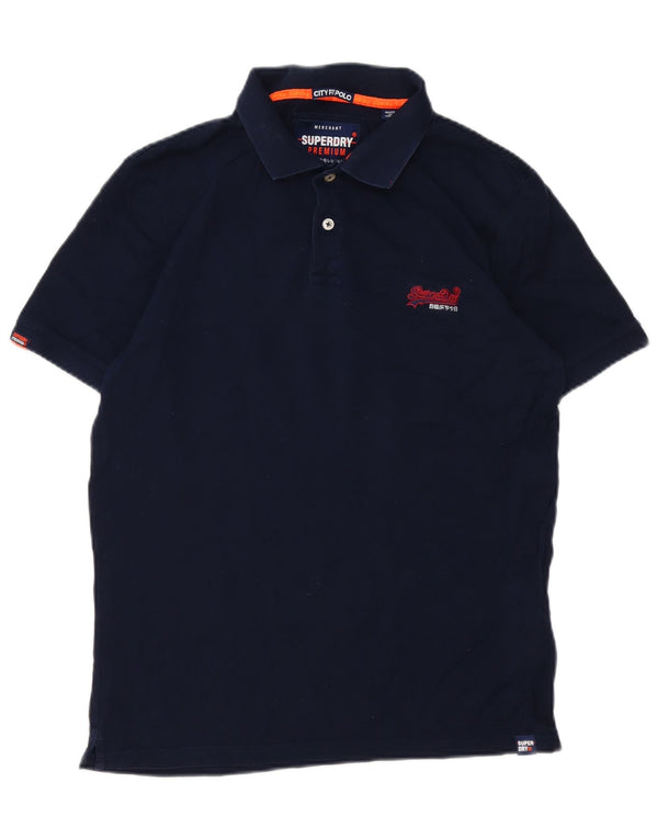 Superdry Polo Hombre XL Algodón Azul Marino