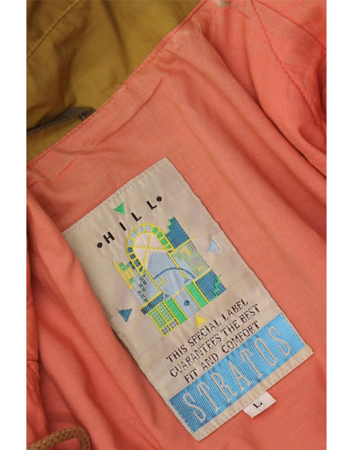 Stratos Chaqueta Bomber para Hombre UK 40 Large Caqui Poliéster