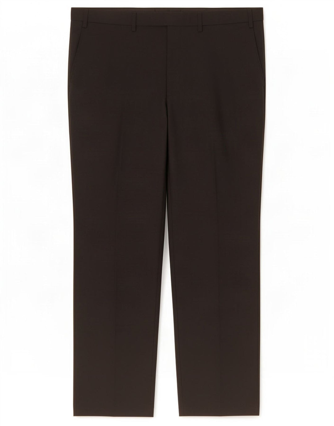 Marks & Spencer Pantalón de traje regular para hombre W40 L31 Poliéster negro