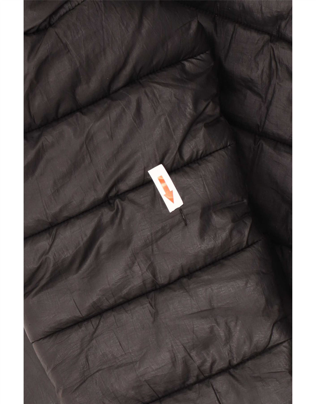 Champion Chaqueta Acolchada Con Capucha Para Mujer UK 42 Mediana Poliéster Negro