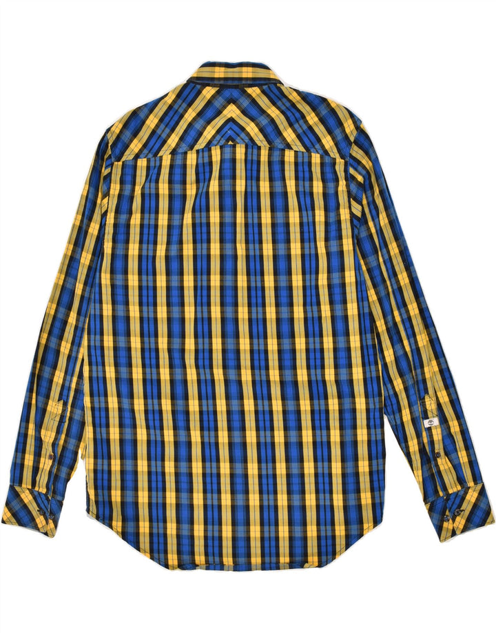 TIMBERLAND Mens Earthkeepers Regular Fit Shirt Medium Blue Check Cotton Vintage Timberland and Second-Hand Timberland from Messina Hembry 