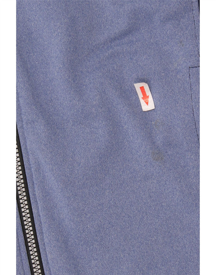 ASICS Chaqueta de chándal con gráfico para hombre, talla grande, color azul marino