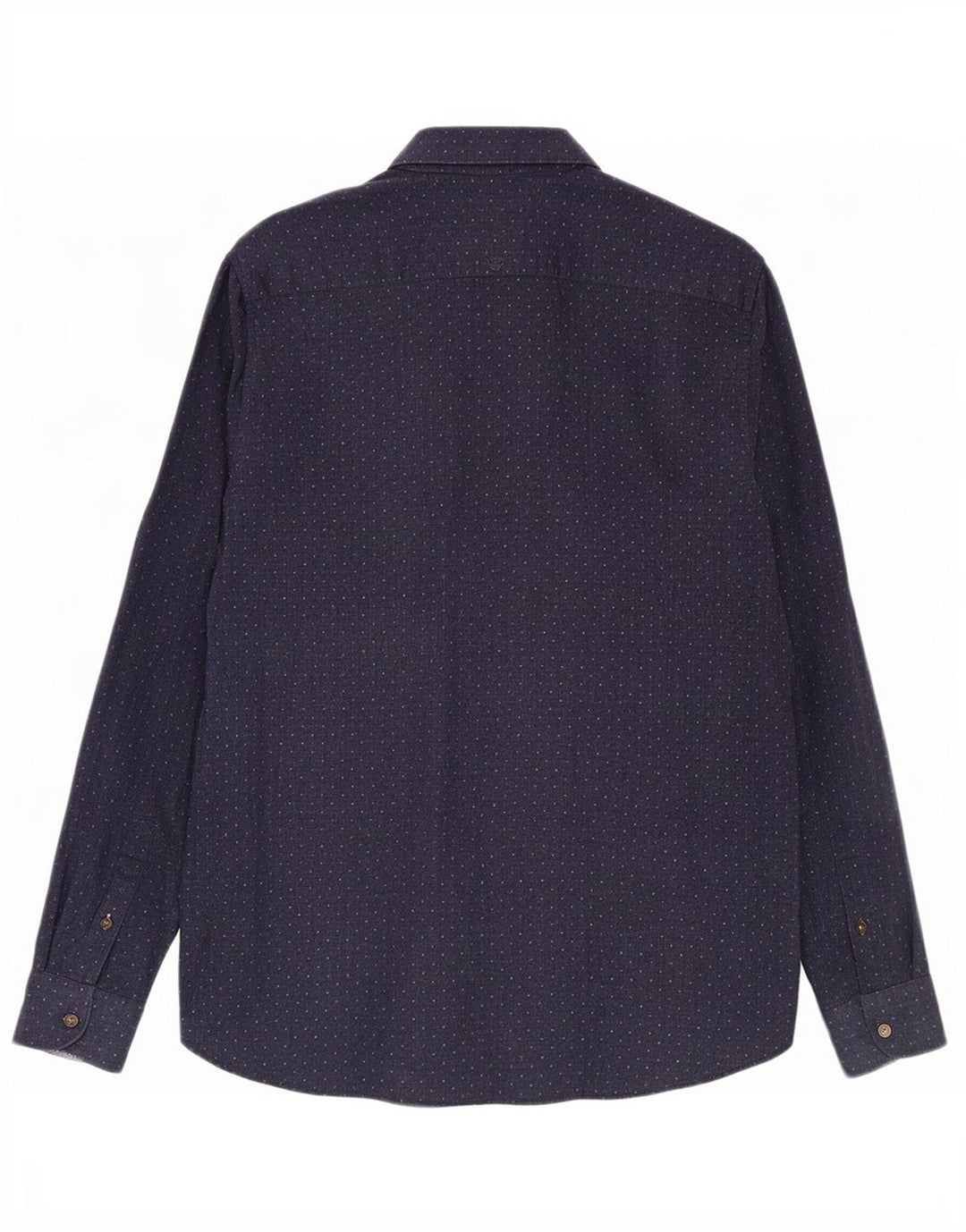 Ted Baker Camisa para hombre Talla 4 Grande Algodón con manchas azul marino