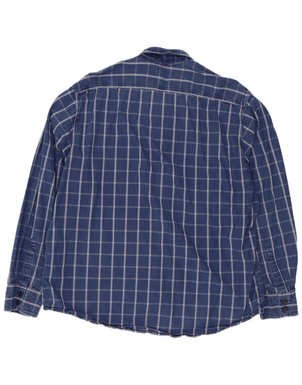 Camisa Levi's Hombre XL Algodón A Cuadros Azules
