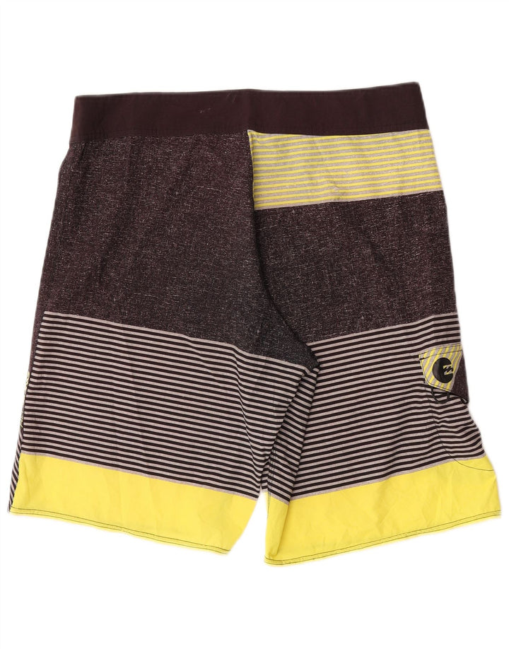 Bañador Billabong Hombre Poliéster A Rayas Gris Grande