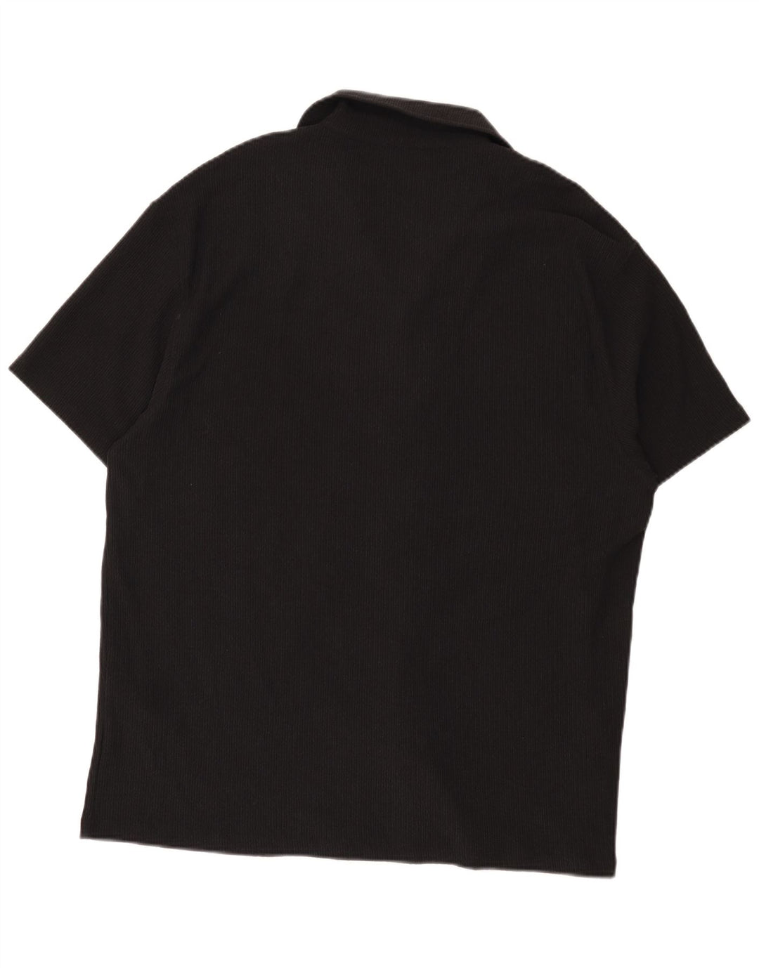 Reiss Camisa gráfica de manga corta para hombre 2XL Poliéster negro moderno