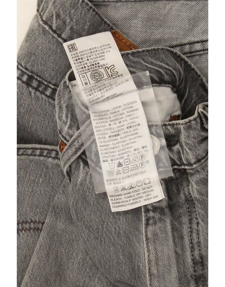 Levi's Hombre 511 Slim Jeans W34 L34 Algodón Gris