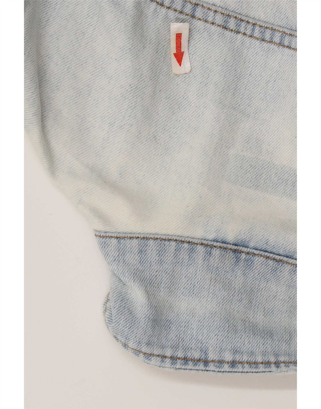 Topshop Chaqueta vaquera para mujer UK 10 Small Blue Cotton