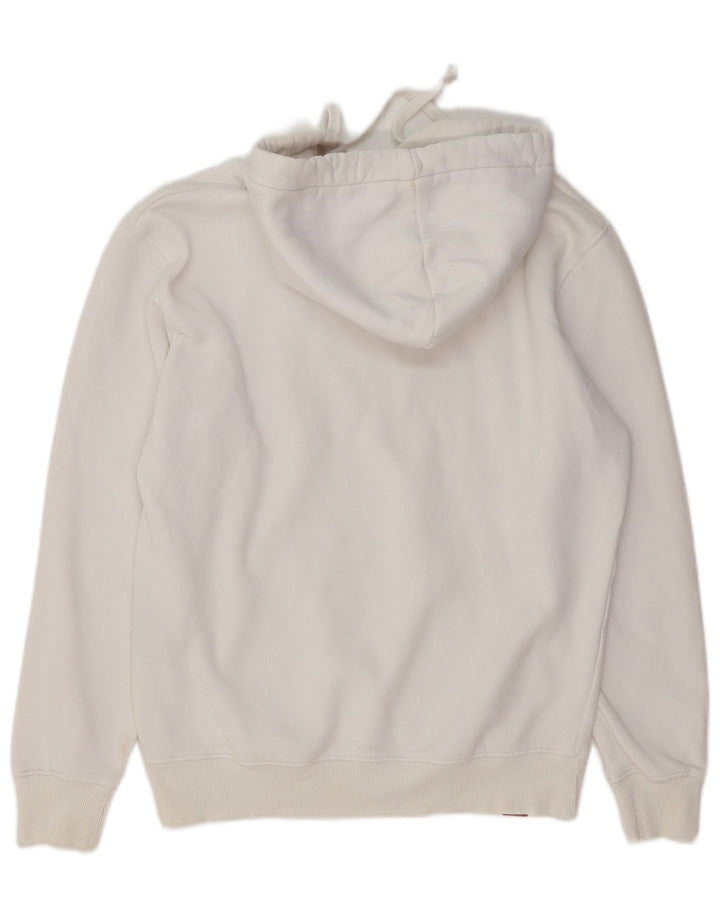 ALPHA INDUSTRIES Jersey con capucha gráfico para hombre Algodón blanco medio