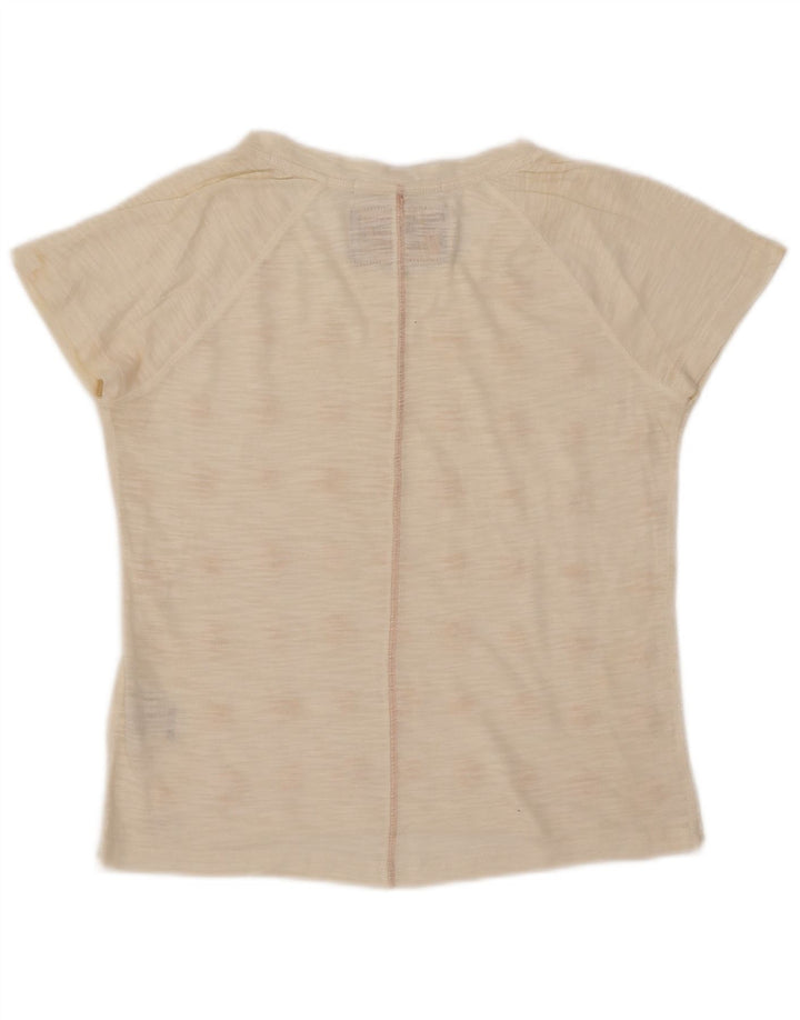 SUPERDRY Camiseta para mujer Top UK 10 Small White Cotton