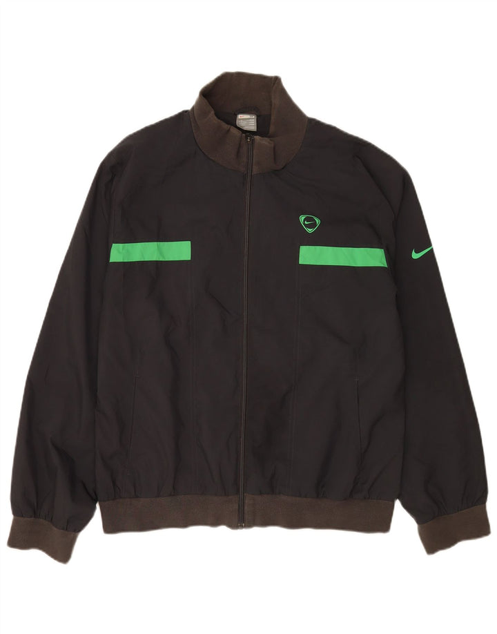 Nike - Chaqueta de chándal para hombre, talla 39/41, talla mediana, color negro, poliéster, deportiva