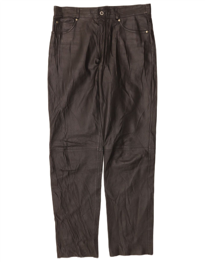 JCC Pantalones casuales rectos para hombre IT 48 Medium W32 L32 Negro