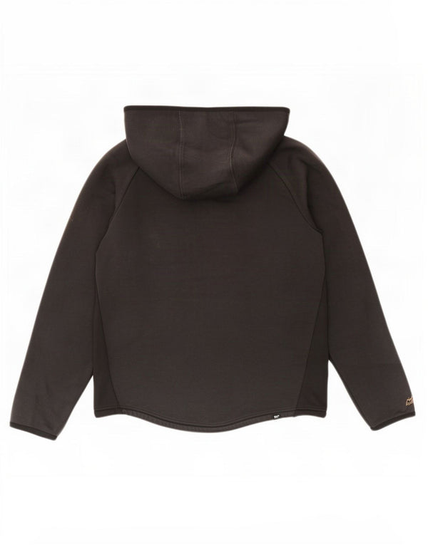Puma Sudadera con capucha y cremallera para mujer UK 44 Mediana Negro Colorblock Algodón