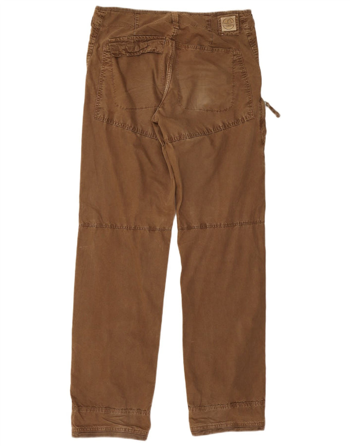 Murphy & Nye Pantalones cargo rectos para hombre W33 L34 Algodón marrón