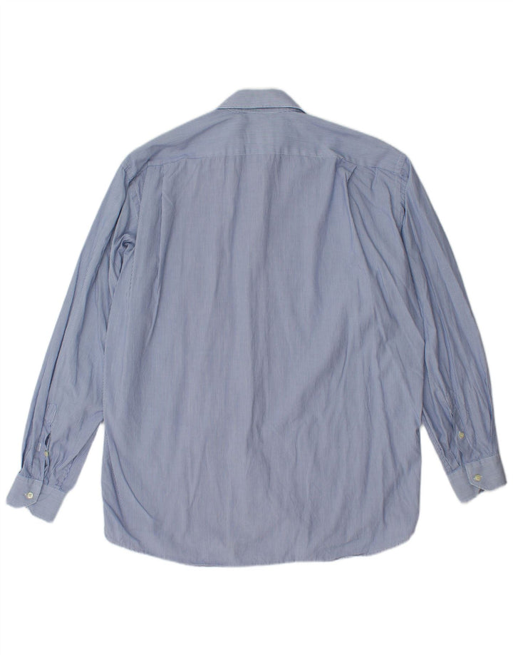 Camisa LACOSTE para hombre talla 39 raya diplomática azul mediana