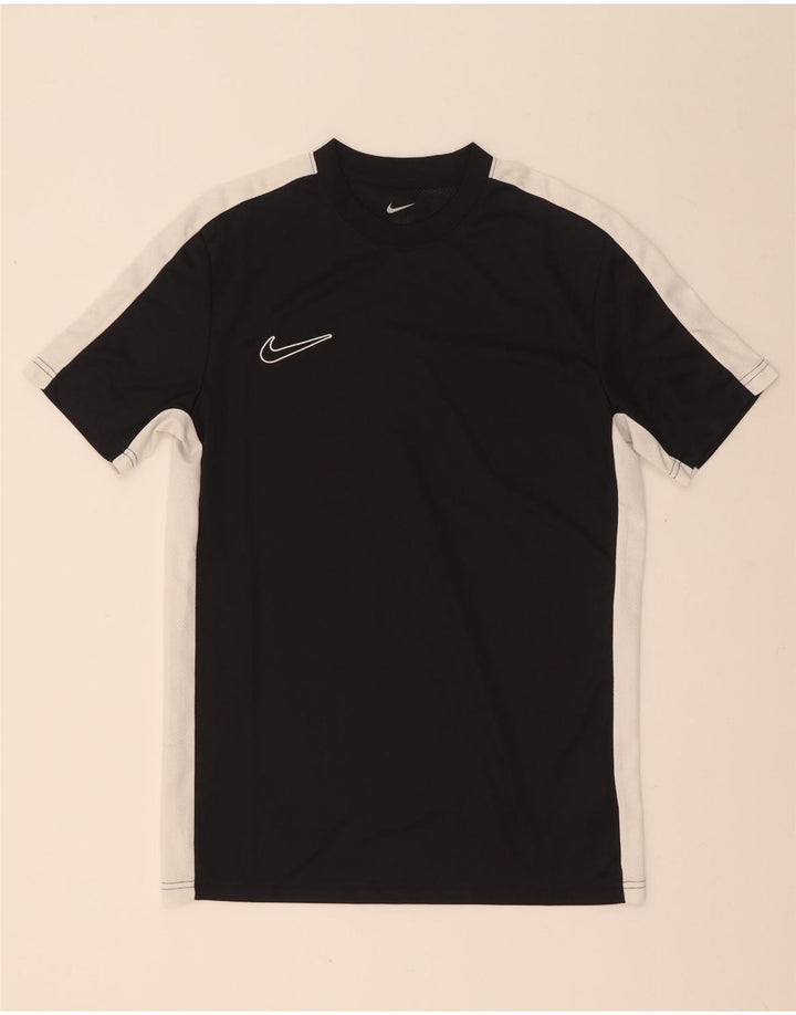 Camiseta Nike Dri Fit Slim Fit para hombre, talla mediana, color negro, poliéster