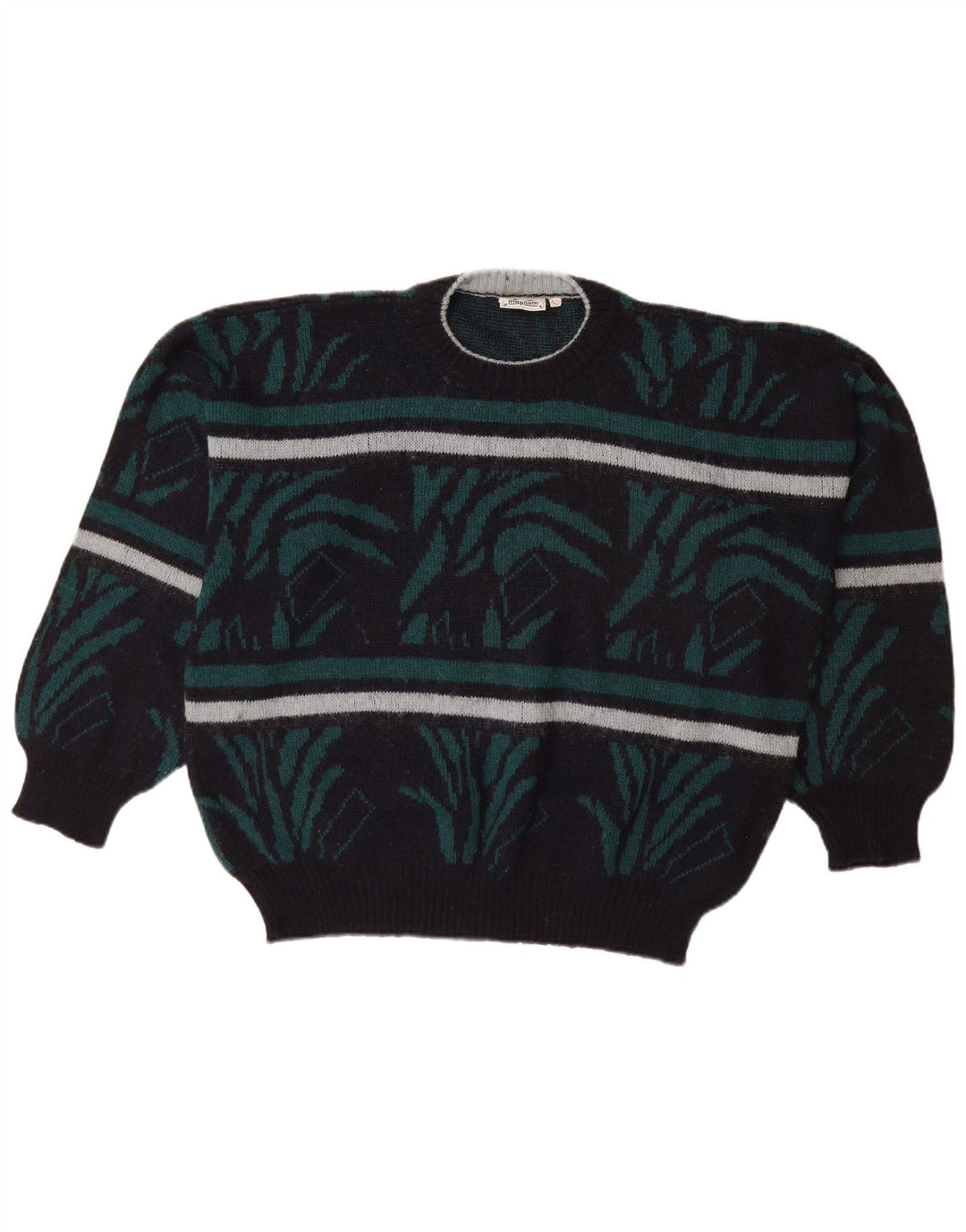 MAGNUM Jersey de cuello redondo para hombre IT 52 Large Azul marino