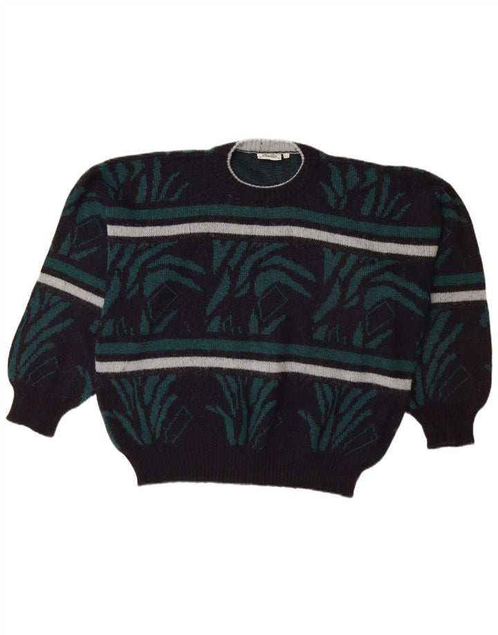 MAGNUM Jersey de cuello redondo para hombre IT 52 Large Azul marino