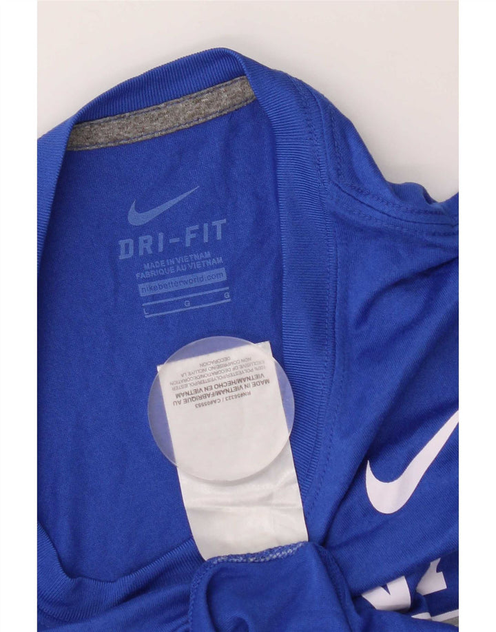 Nike Mens Blue Devils Baseball Graphic Camiseta Top Grande Poliéster
