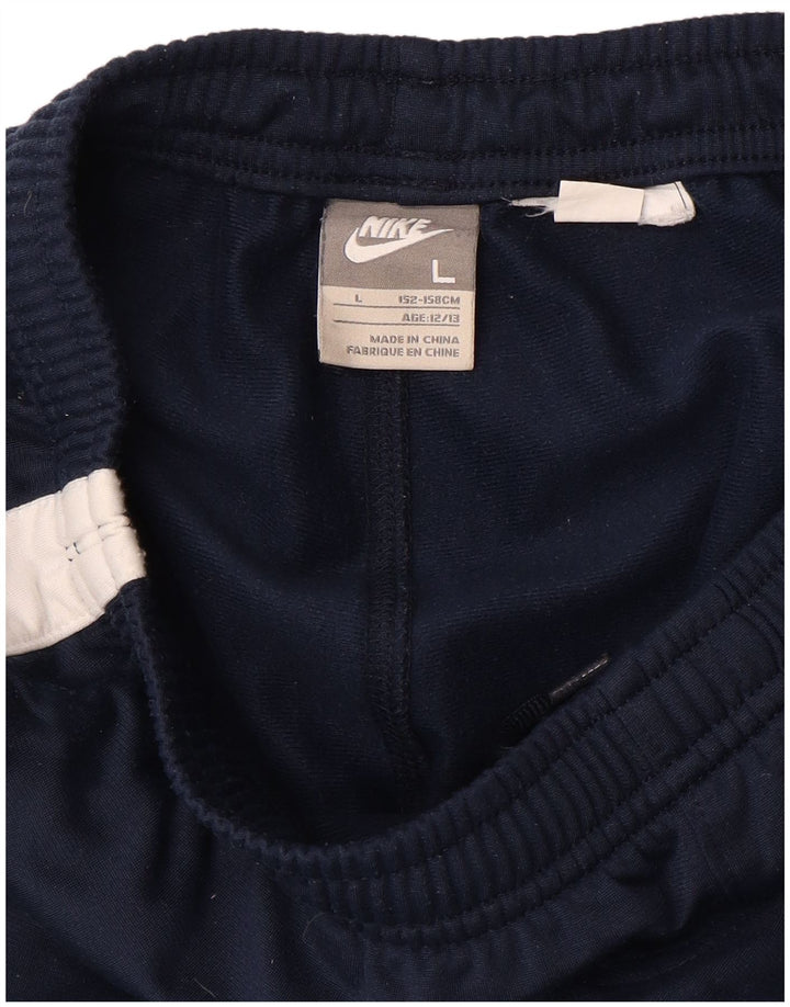 NIKE Pantalones de chándal para niños 12-13 años Grande Azul Marino Colorblock