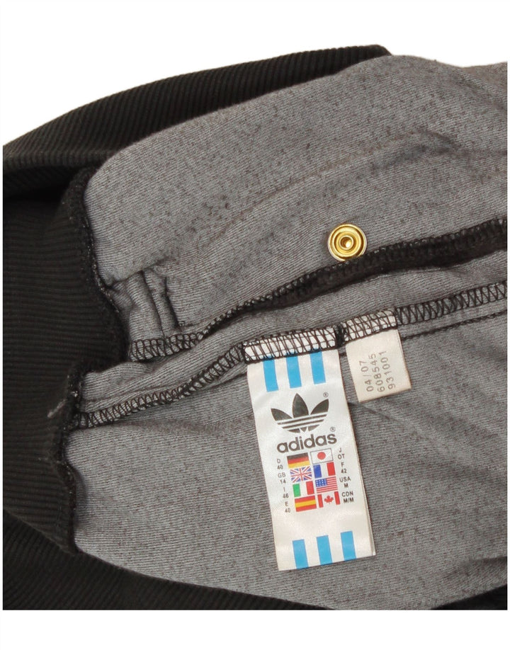 Adidas - Pantalones de chándal de terciopelo para mujer, talla 40, algodón gris grande