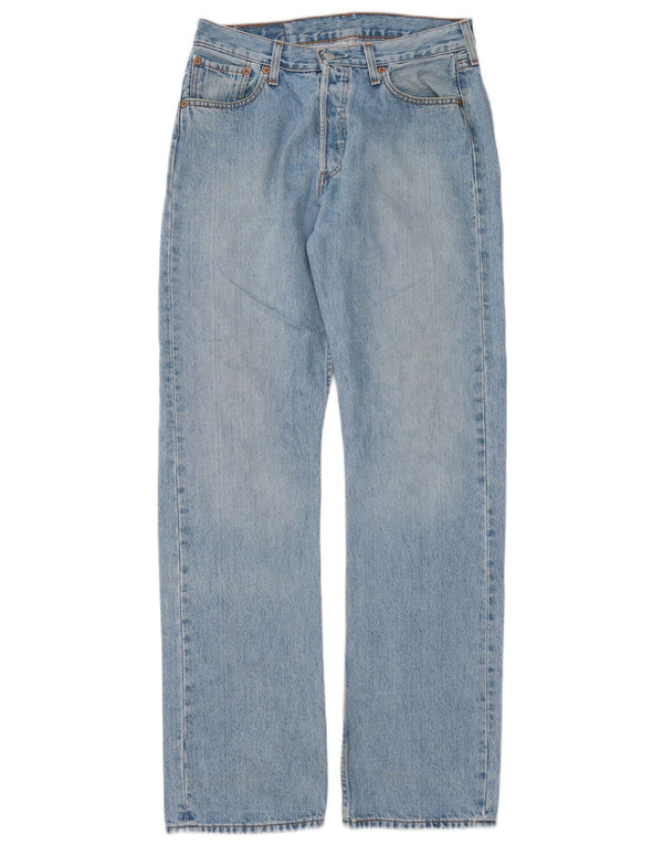 Levi's Hombre 501 Vaqueros Rectos W30 L34 Algodón Azul