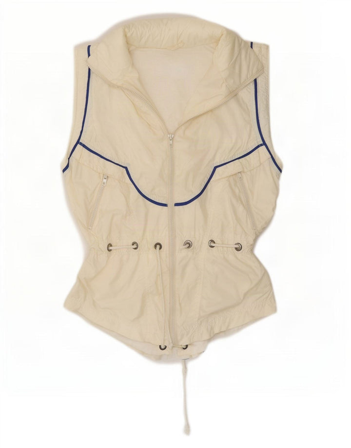 Sportalm Chaleco gráfico para mujer EU 36 Small Off White Colorblock Poliamida