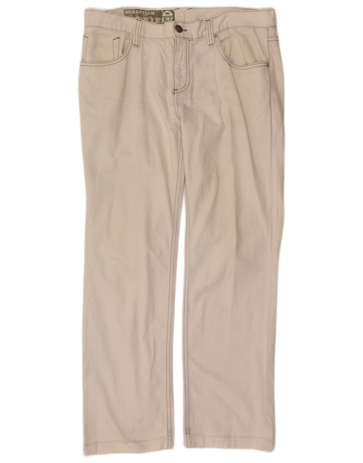 Vaqueros rectos para hombre North Sails W34 L29 Algodón blanco