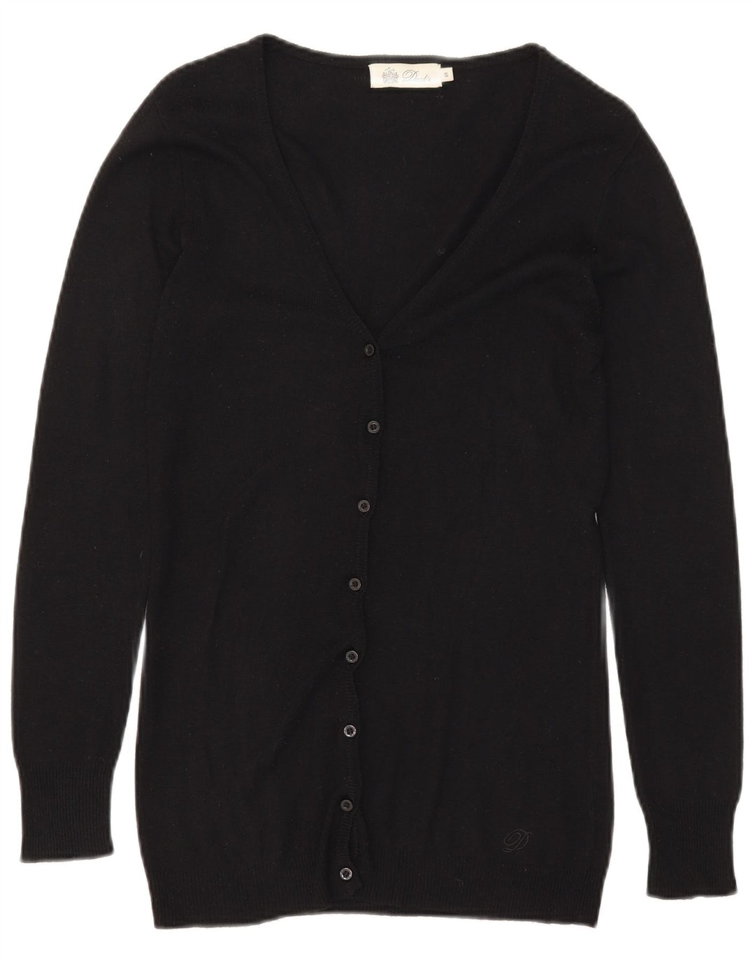 Dack's Suéter tipo cárdigan para mujer UK 10 Small Black