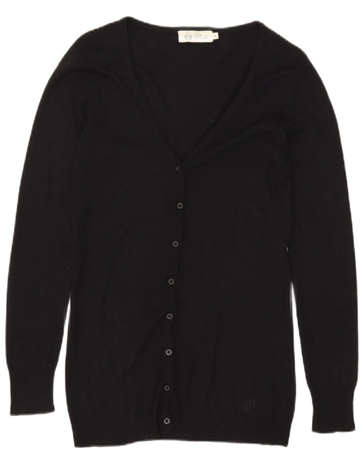 Dack's Suéter tipo cárdigan para mujer UK 10 Small Black
