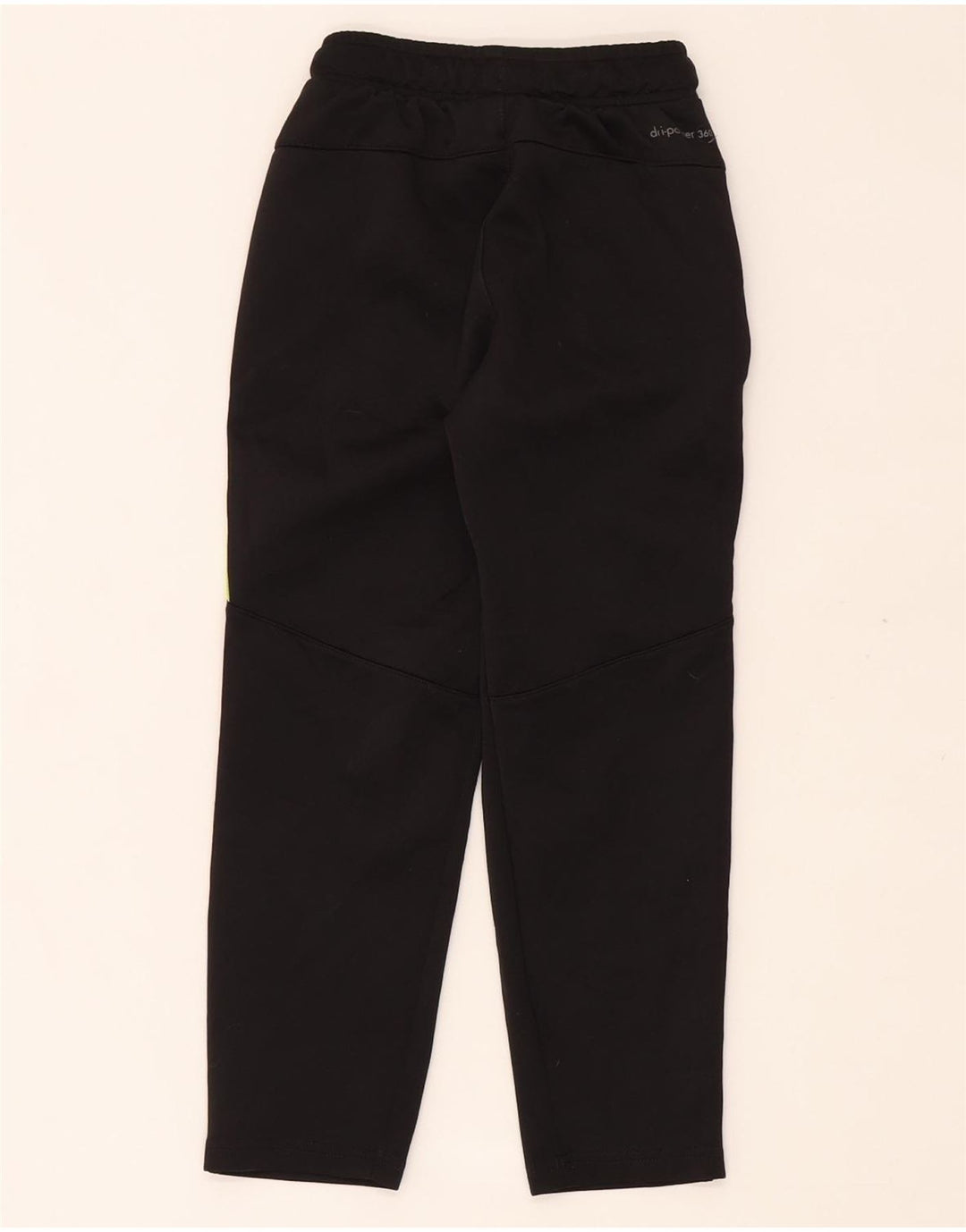 Russell Athletic Pantalones deportivos Dri-Power para niños de 6 a 7 años, talla pequeña, color negro