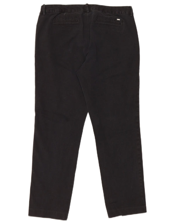 Tommy Hilfiger Pantalones chinos rectos para mujer US 10 Large W32 L26 Negro