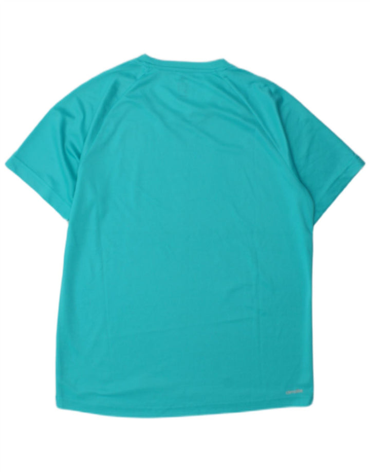 Adidas Hombre Climalite Camiseta Top Medium Turquesa