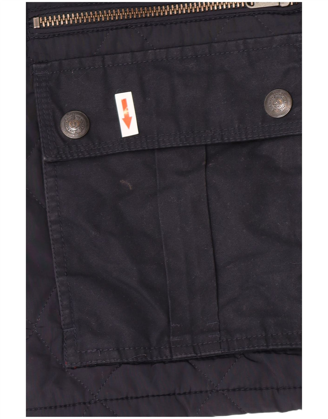 Ted Baker Chaqueta acolchada para hombre Talla 4 Grande Poliéster azul marino