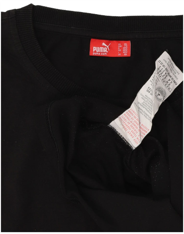 Puma Chaleco para hombre Top 2XL Algodón negro