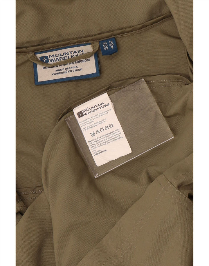 Chaqueta utilitaria con capucha para mujer Mountain Warehouse UK 42 Medium Khaki Nylon