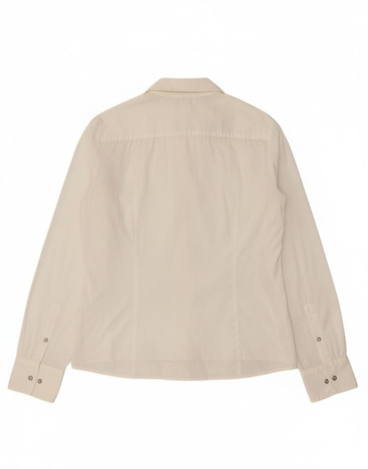 Murphy & Nye Blusa camisera para mujer UK 46 Grande Algodón blanco
