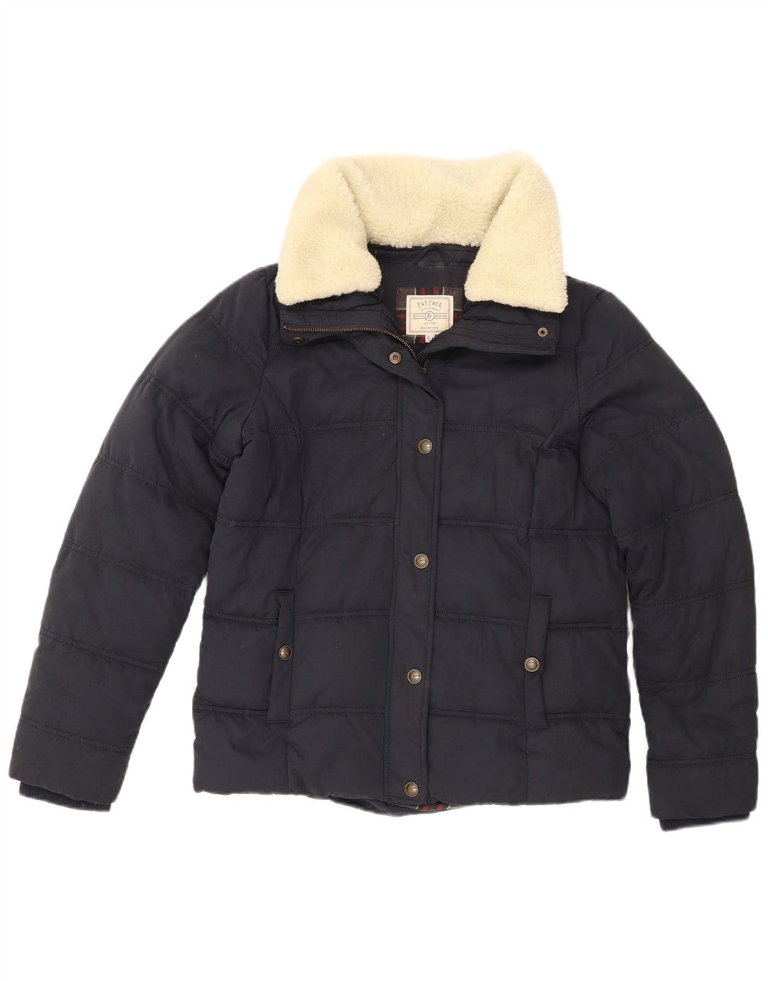 Chaqueta acolchada para mujer Fat Face UK 40 Mediana Azul marino Poliéster