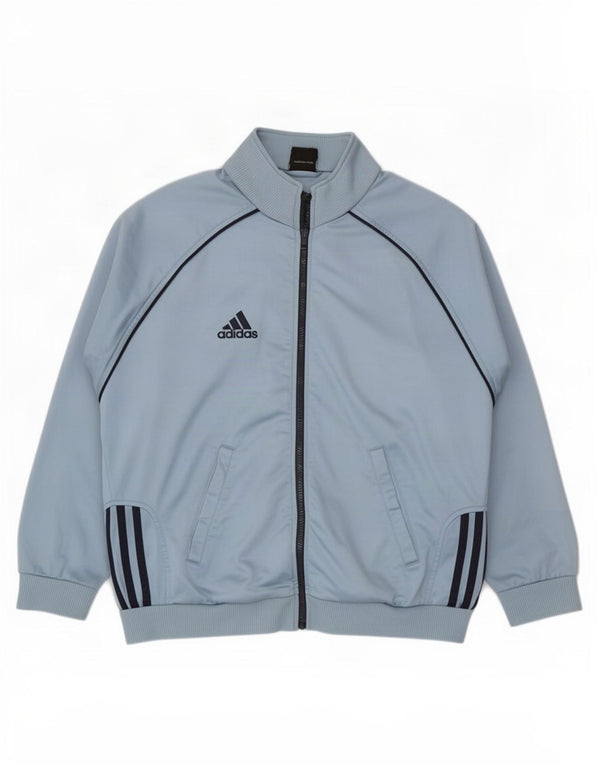 Adidas - Chaqueta de chándal holgada para hombre, talla 34/36, color azul pequeño