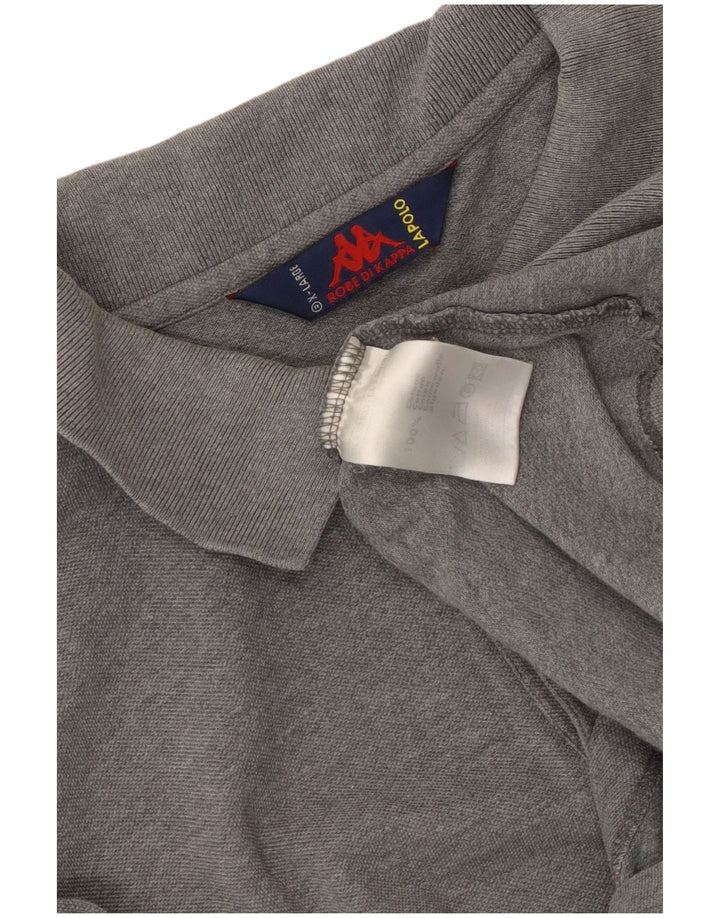 Kappa Polo Hombre XL Gris Algodón