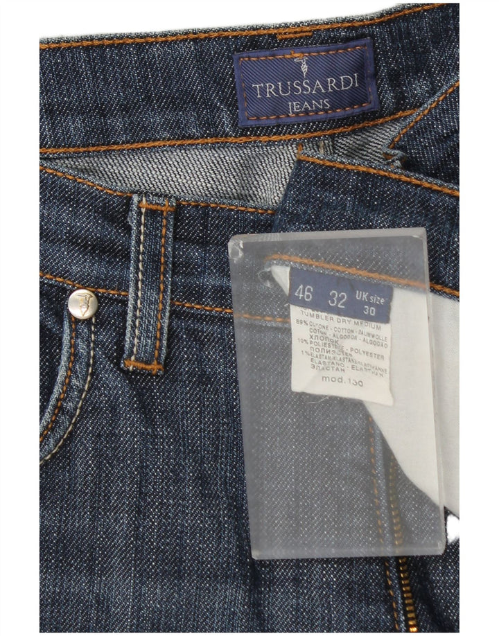 TRUSSARDI Vaqueros Rectos Mujer W30 L31 Algodón Azul