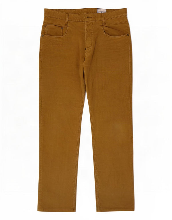 Pantalones rectos de pana para hombre G-Star W32 L31 Poliéster marrón