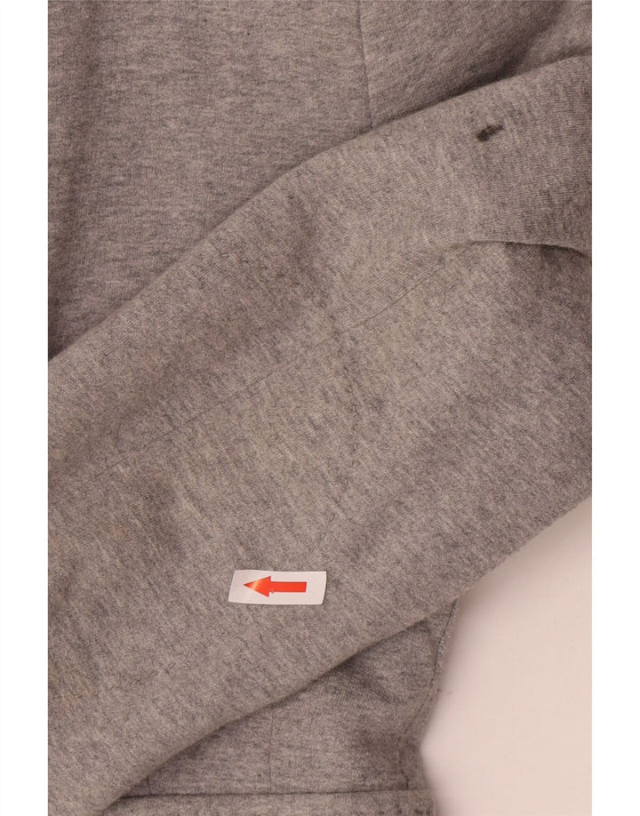 Zara Mujer Chaqueta Blazer De 2 Botones UK 10 Small Gris Poliéster