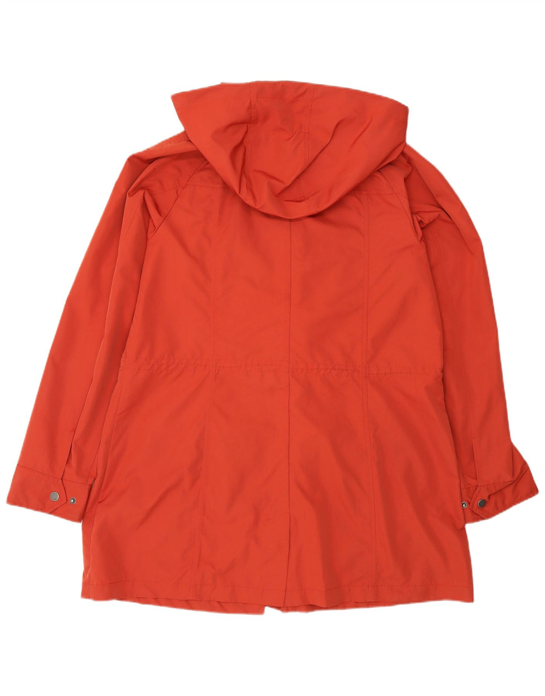 ORVIS Chubasquero con capucha para mujer UK 46 Grande Naranja Poliéster
