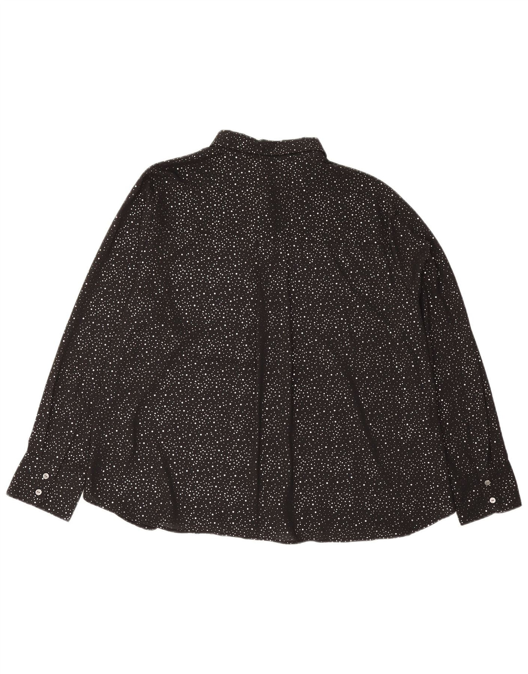 Marks & Spencer Blusa extragrande para mujer UK 40 XL Negro manchado