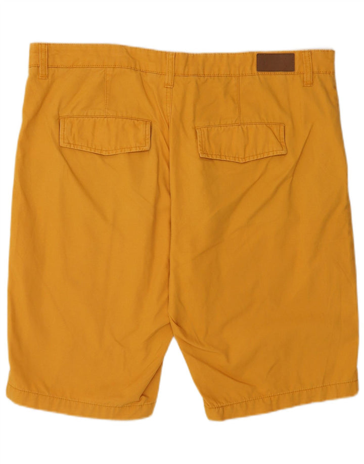 Dack's Pantalones cortos chinos de ajuste regular para hombre IT 52 XL W38 Algodón amarillo