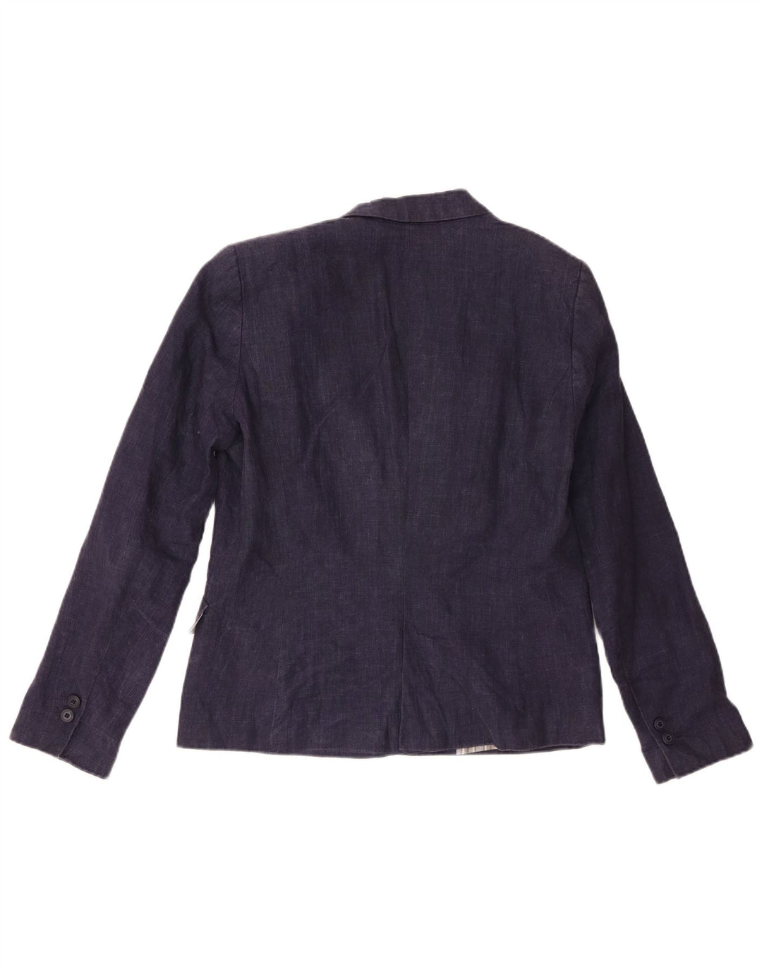 Zara Chaqueta Blazer De 1 Botón Para Mujer UK 46 Grande Azul Marino